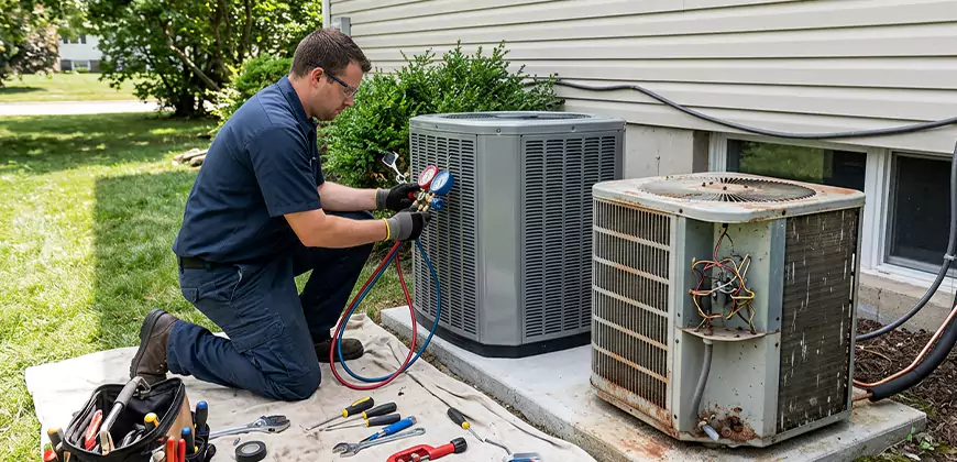 Seasonal AC Checkup in Clinton Township