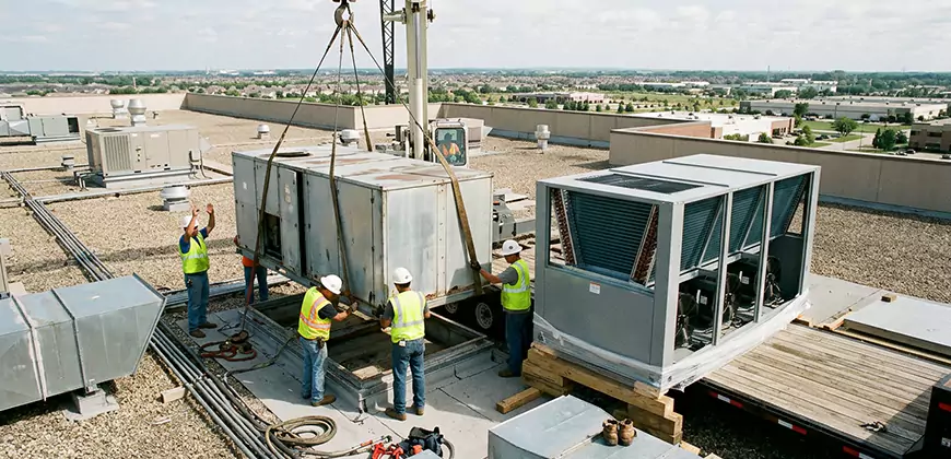 Warehouse and Industrial HVAC Replacement in Clinton Township