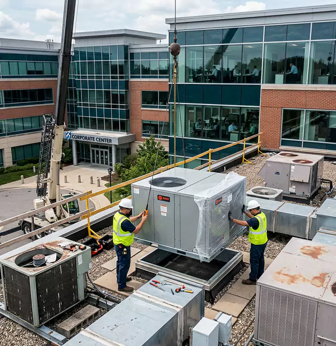 Why Clinton Township Businesses Choose Clinton Township HVAC Pro for Commercial AC Replacement?